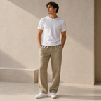 ROMMY Coastline Casual Pants in Khaki – Men's Pants | Rommy