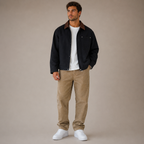 ROMMY Retro Lapel Jacket in Black – Men's Jacket | Rommy