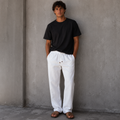 ROMMY Harbour Linen Pant in White – Men's Linen Pants | Rommy