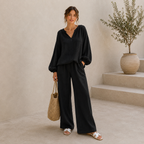 ROMMY Willow Blouse in Black – Women's Blouse | Rommy