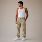 ROMMY Summit Cargo Pant in Khaki – Men's Pants | Rommy