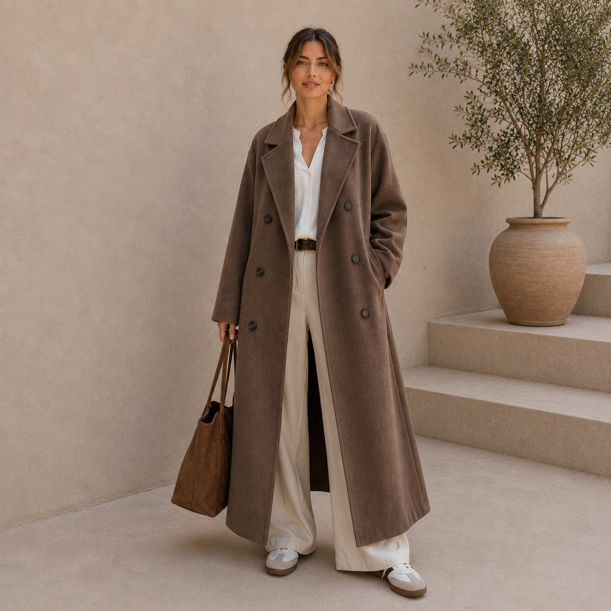 ROMMY Maeve Coat in Mocha – Women's Coat | Rommy
