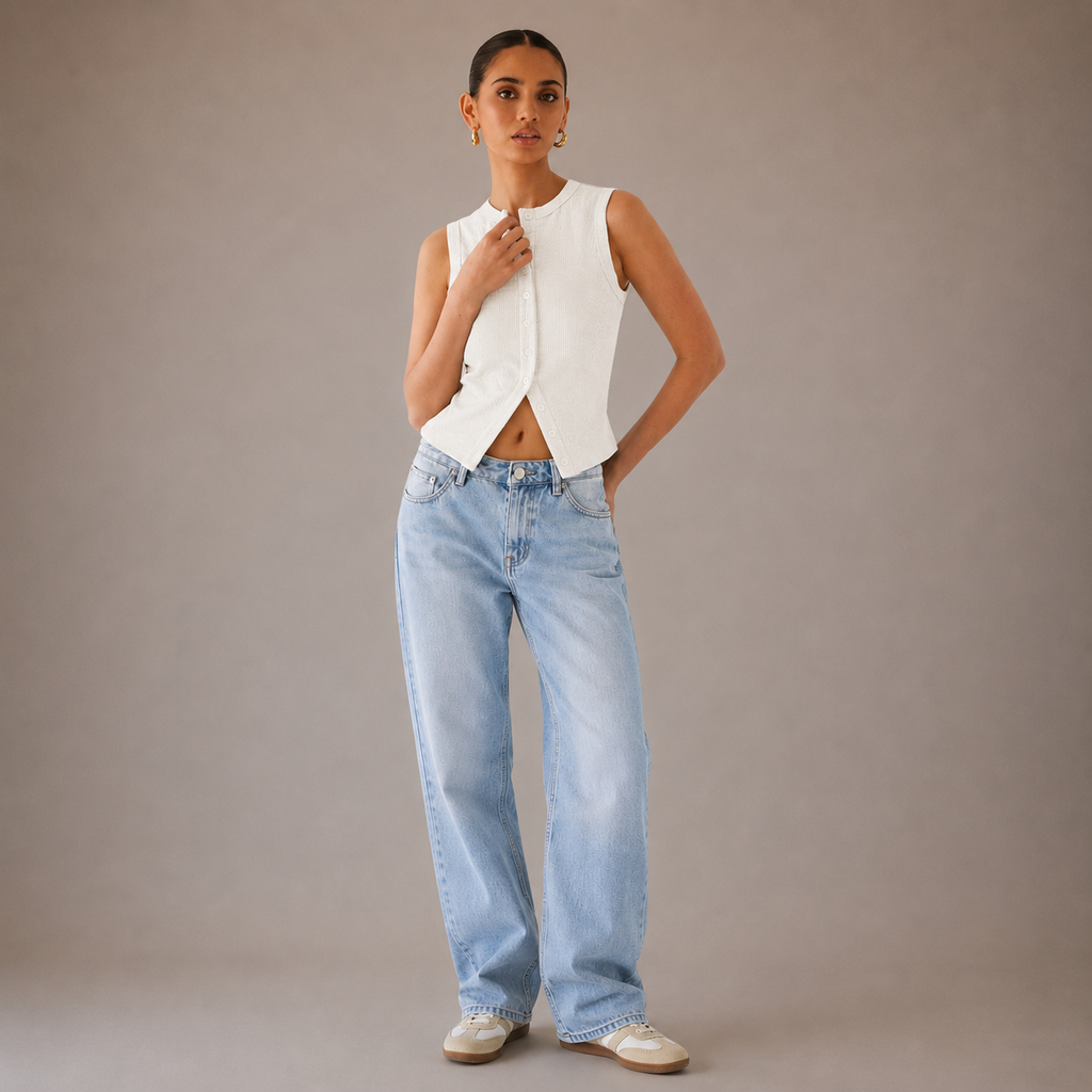ROMMY Mila Top in White – Women's Top | Rommy