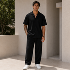 ROMMY Coastal Casual Shirt in Black – Men's Shirt | Rommy