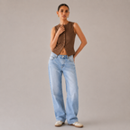ROMMY Mila Top in Brown – Women's Top | Rommy
