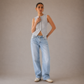 ROMMY Mila Top in Grey – Women's Top | Rommy