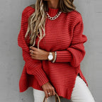 Alden Long-Sleeved Pullover Knitted Sweater
